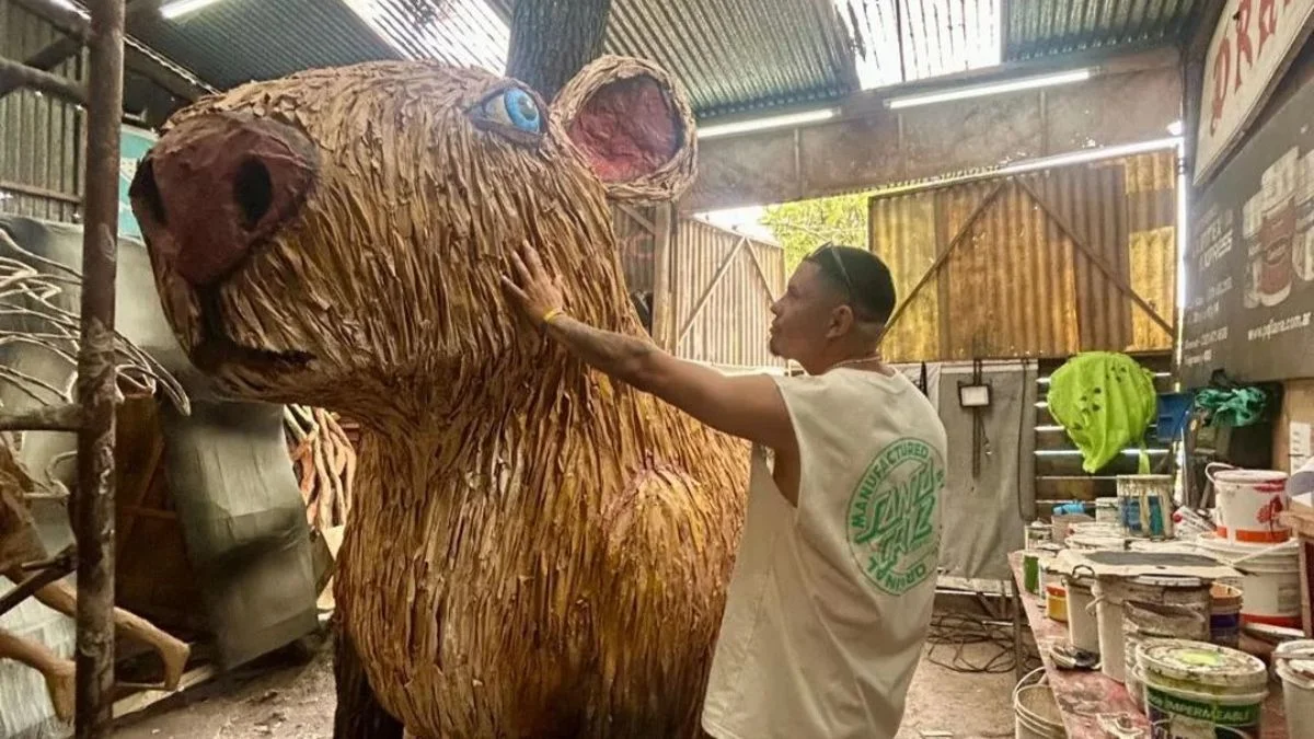El emotivo homenaje a Kim Gómez con un muñeco de fin de año