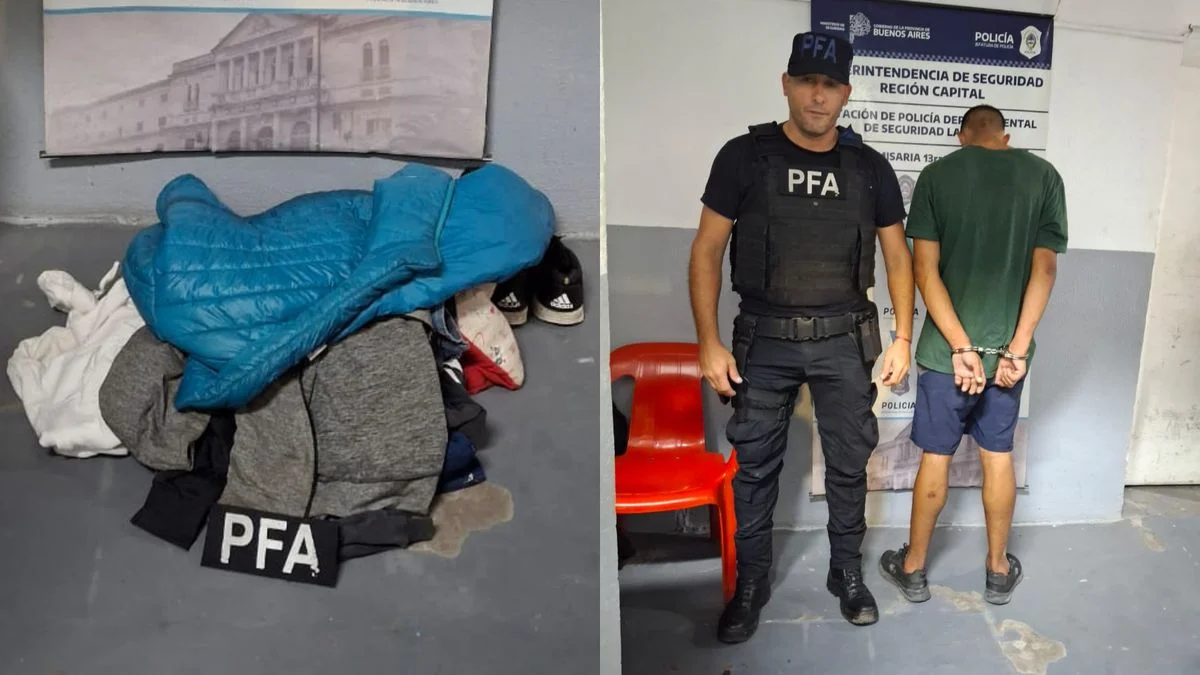 Robó una casa y un policía federal lo atrapó en Ringuelet