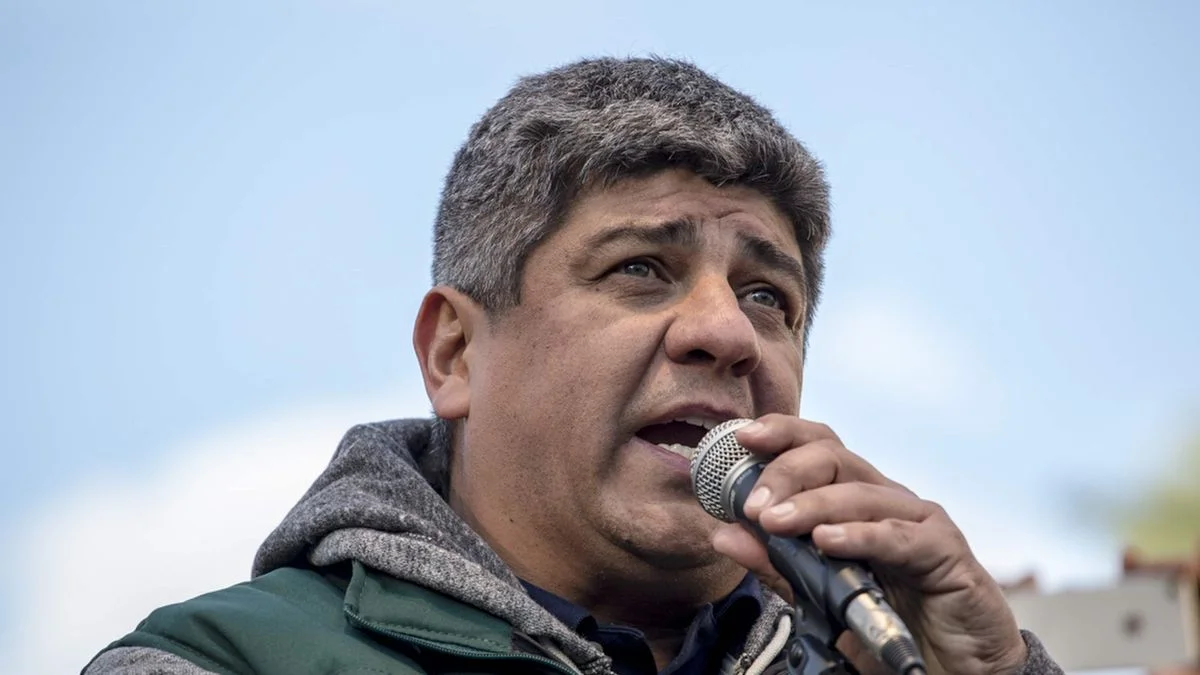 Pablo Moyano en La Plata: amenaza con paro y exigencias a Kicillof