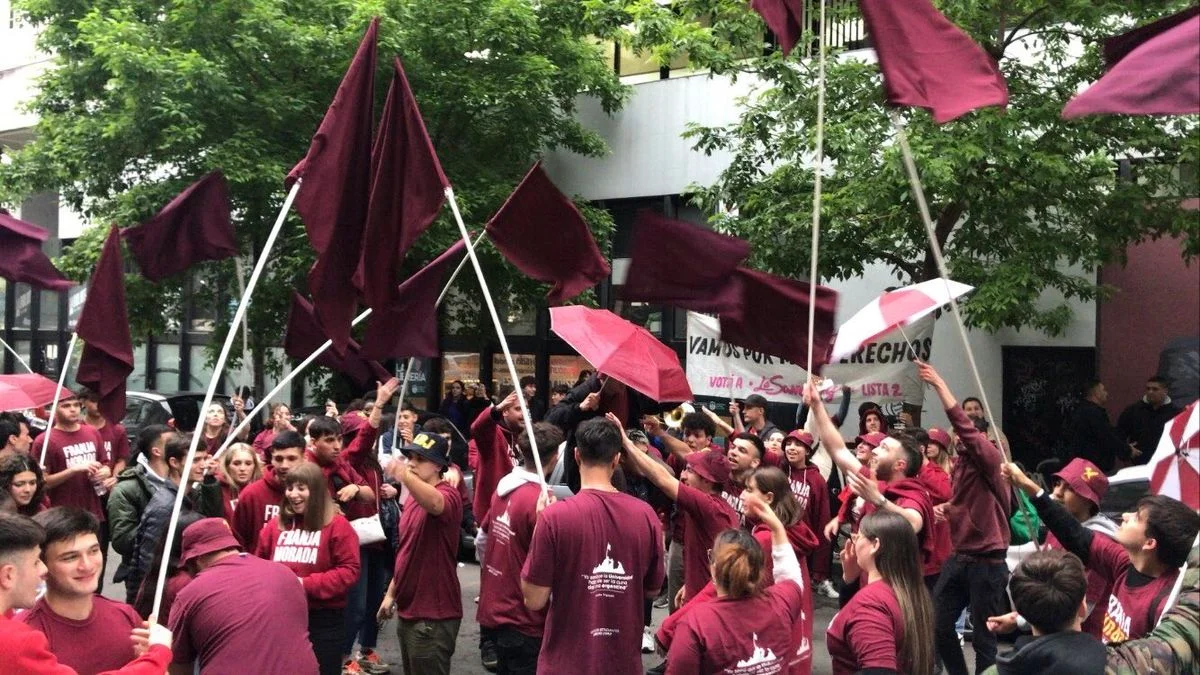 Franja Morada fuerte contra a la FULP: "Los une la mezquindad"