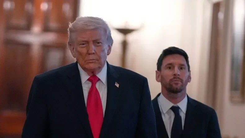 Lionel Messi y Donald Trump, la foto de la que habló el mundo