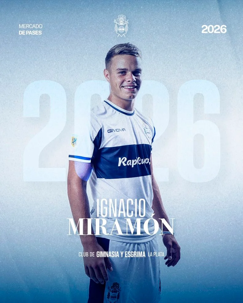 Ignacio Miramón será presentado esta tarde como el segundo refuerzo de Gimnasia