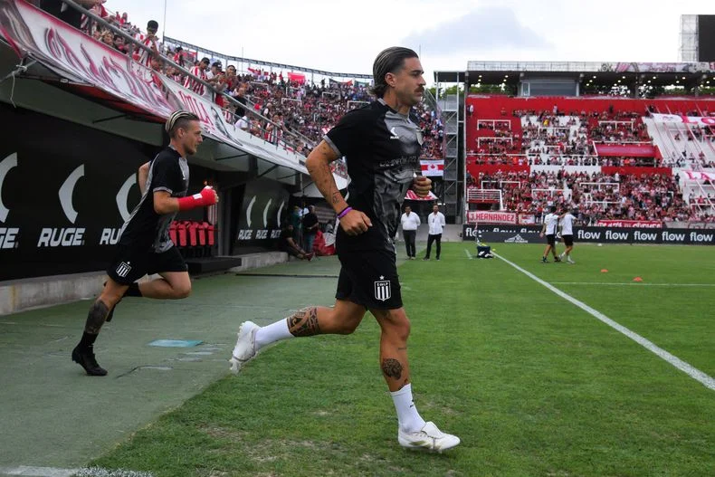 Gabriel Neves junto a Santiago Ascacibar, determinantes en Estudiantes