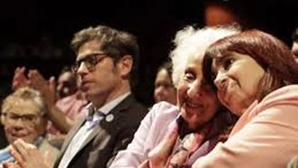 Estela de Carlotto pidió "que se amiguen" CFK y Kicillof, y retó a La Cámpora
