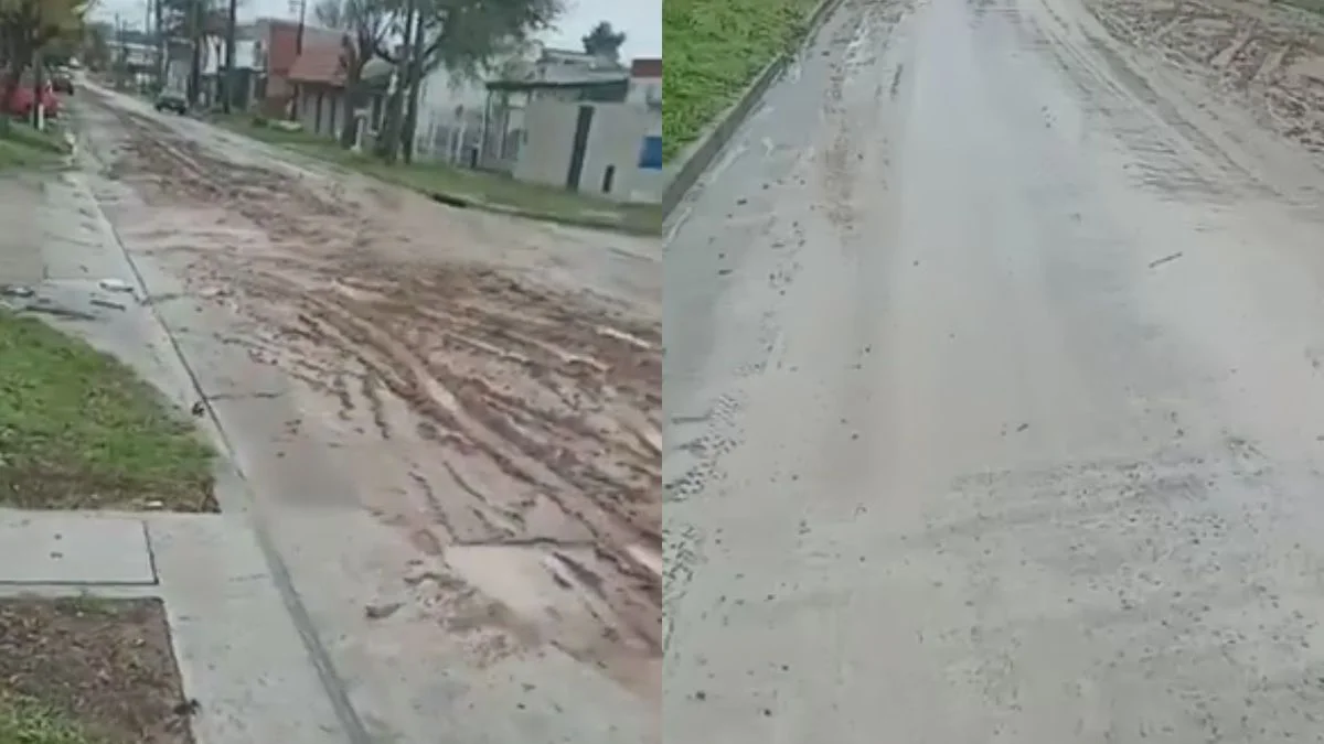 Indignación en Altos de San Lorenzo por el estado de las calles