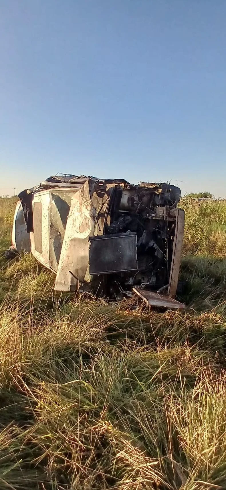 As&iacute; qued&oacute; el auto volcado en Ruta 36, muri&oacute; una mujer de 27 a&ntilde;os