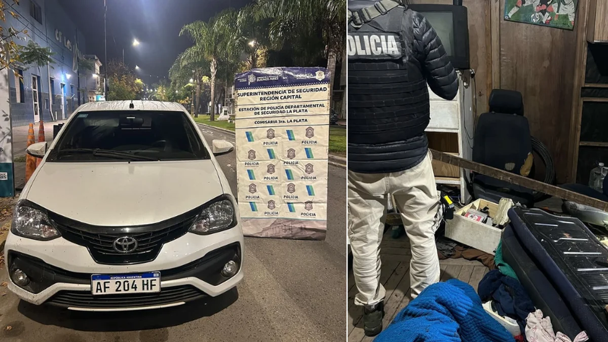 Atraparon a los que le robaron el auto a un vecino de Los Hornos