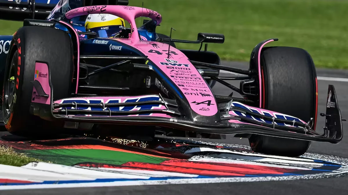 Franco Colapinto inició con complicaciones su participación en el Gran Premio de Shangái