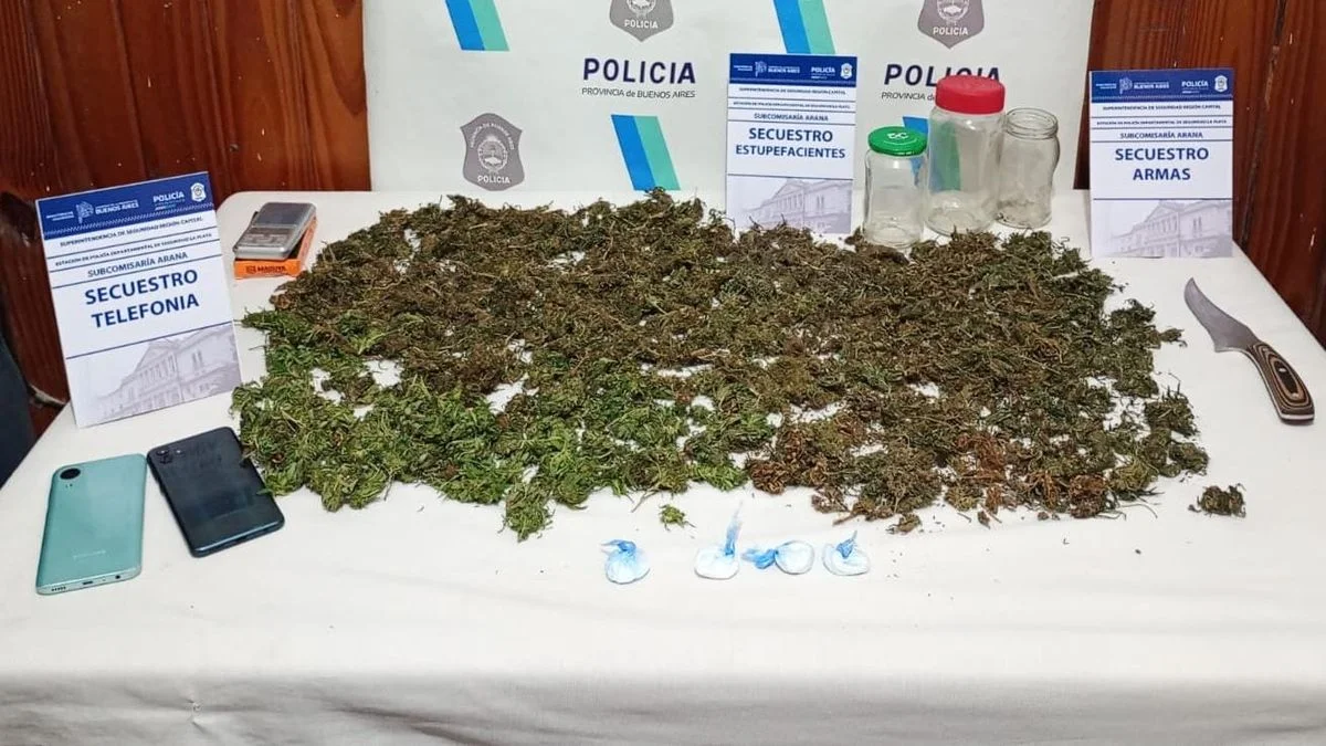 Arana: amenazó de muerte a su vecino y lo encontraron con cantidad de drogas