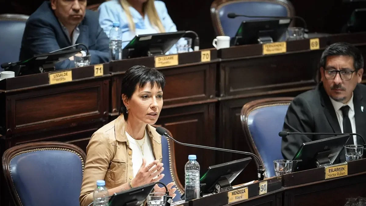 Mayra Mendoza acusa a Javier Milei de abandonar la obra pública