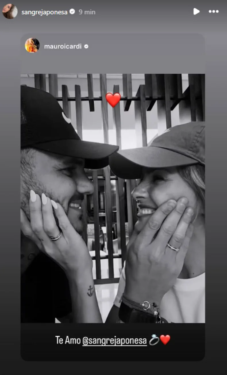 El posteo de Mauro Icardi y la China Su&aacute;rez para anunciar su compromiso