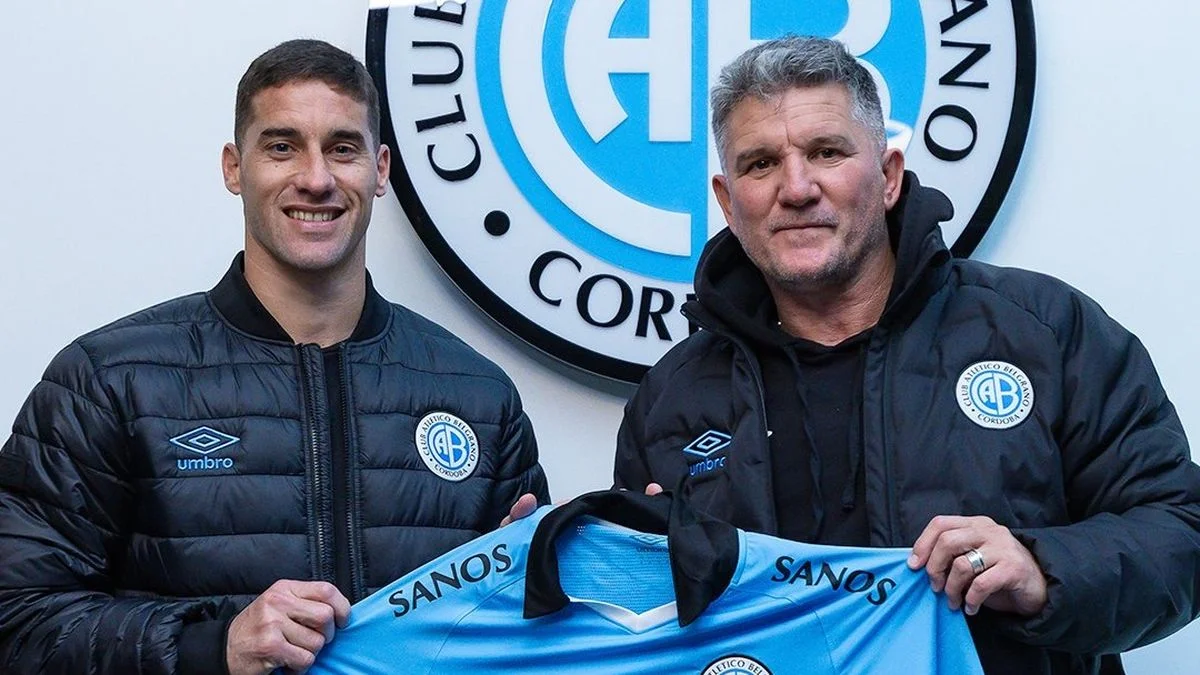 Leonardo Morales, despedido por Gimnasia y presentado en Belgrano