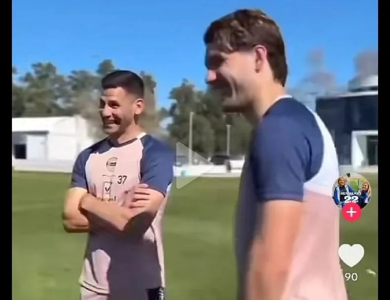 Guillermo Enrique entren&oacute; junto a Gimnasia en Estancia Chica