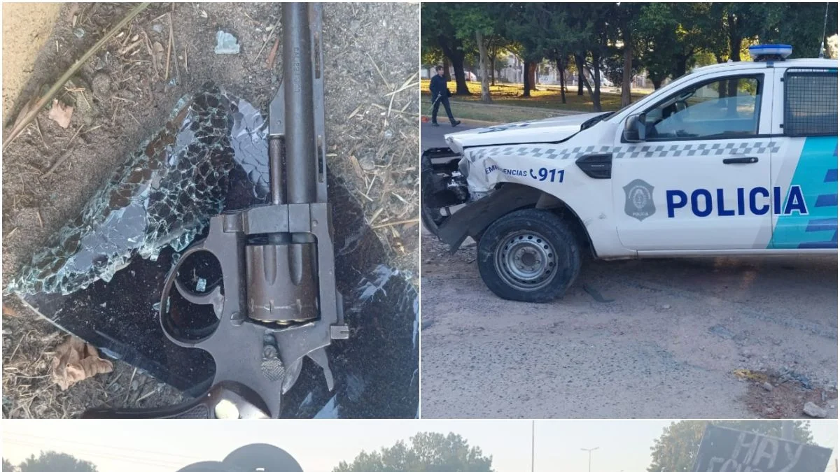 Inseguridad en La Plata: culatazos, robo y una persecución de más de 10 kilómetros