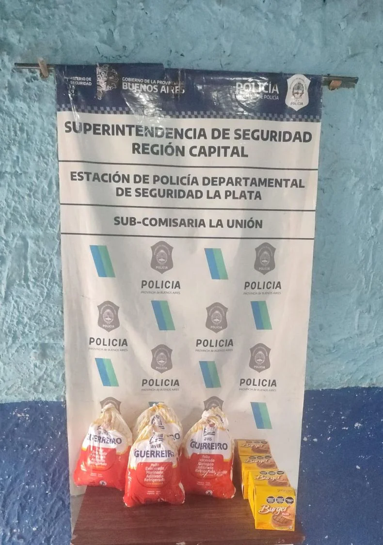 la mercader&iacute;a robada en Barrio San Carlos