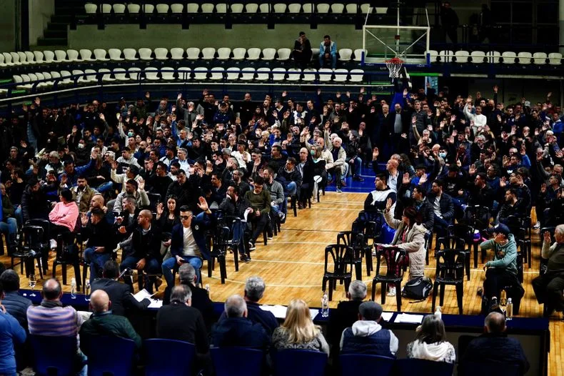 En la reuni&oacute;n se habl&oacute; de la Asamblea Extraordinaria en Gimnasia