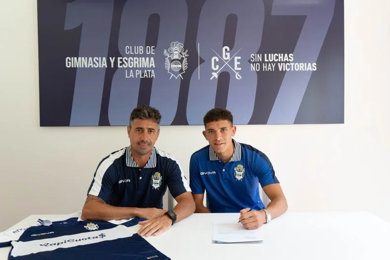 Alan Sosa extendi&oacute; su v&iacute;nculo como futbolista de Gimnasia