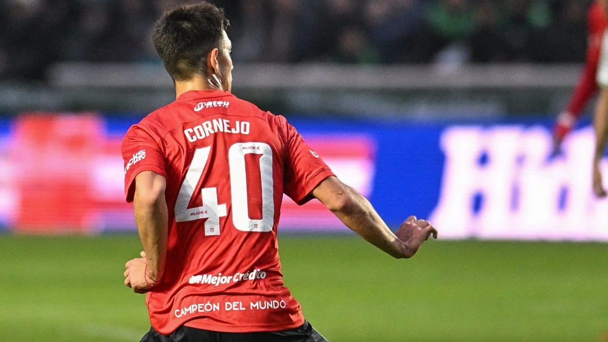 Lucas Cornejo debutó en Estudiantes en la derrota de ayer