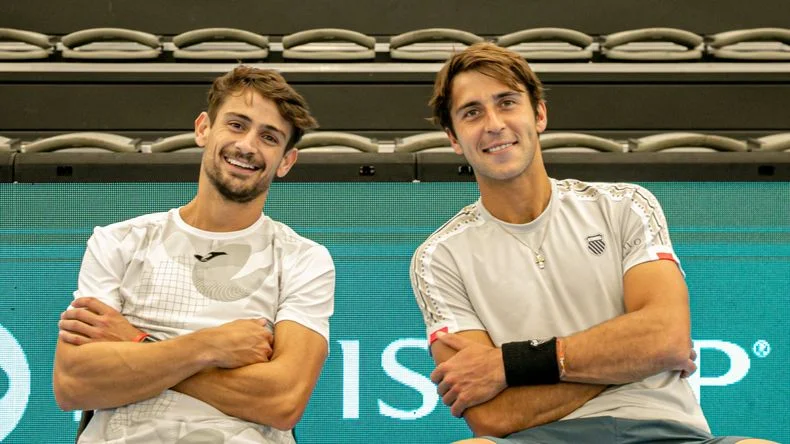 Mariano Navone y Tomás Etcheverry, los singlistas de Argentina en los Qualifiers de la Copa Davis 2025.