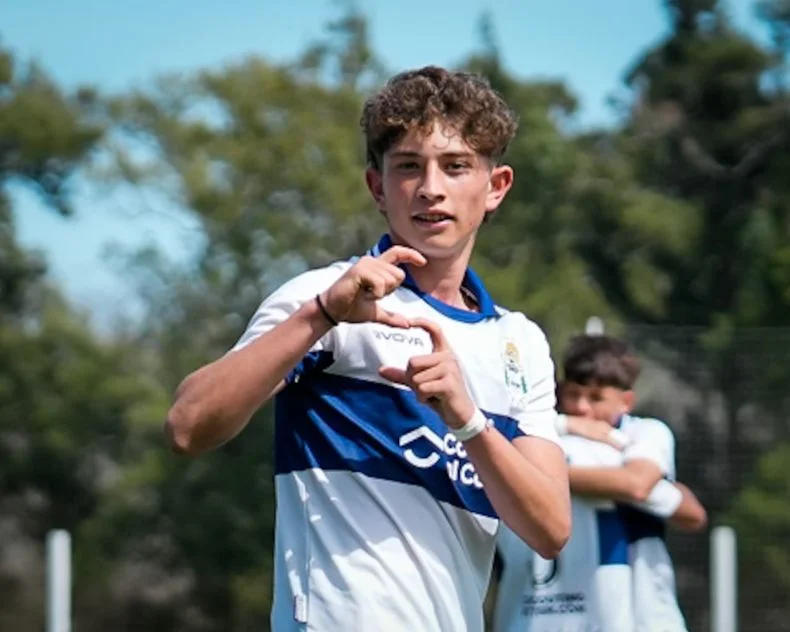 Gianluca, el hijo de Milton Casco. Uno de los proyectos de Gimnasia