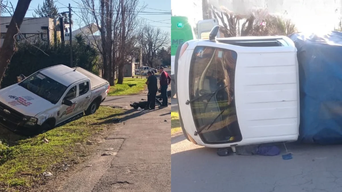 Tarde accidentada en City Bell: dos choques durante la tarde