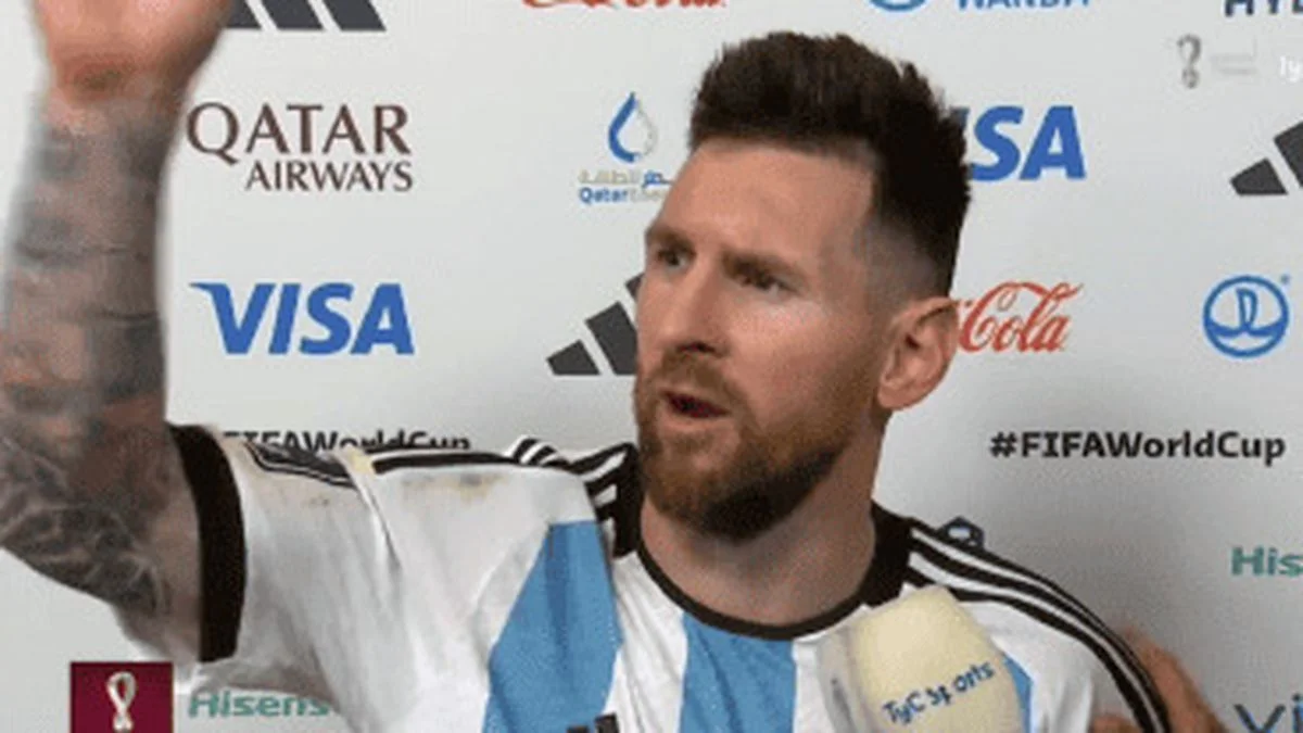 En Berisso homenajearon a Lionel Messi con un llamativo cartel
