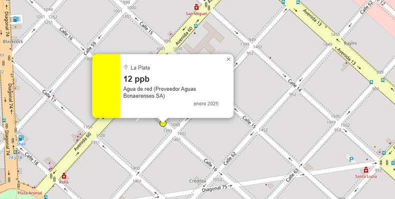 Hay zonas de La Plata afectadas por arsénico en el agua