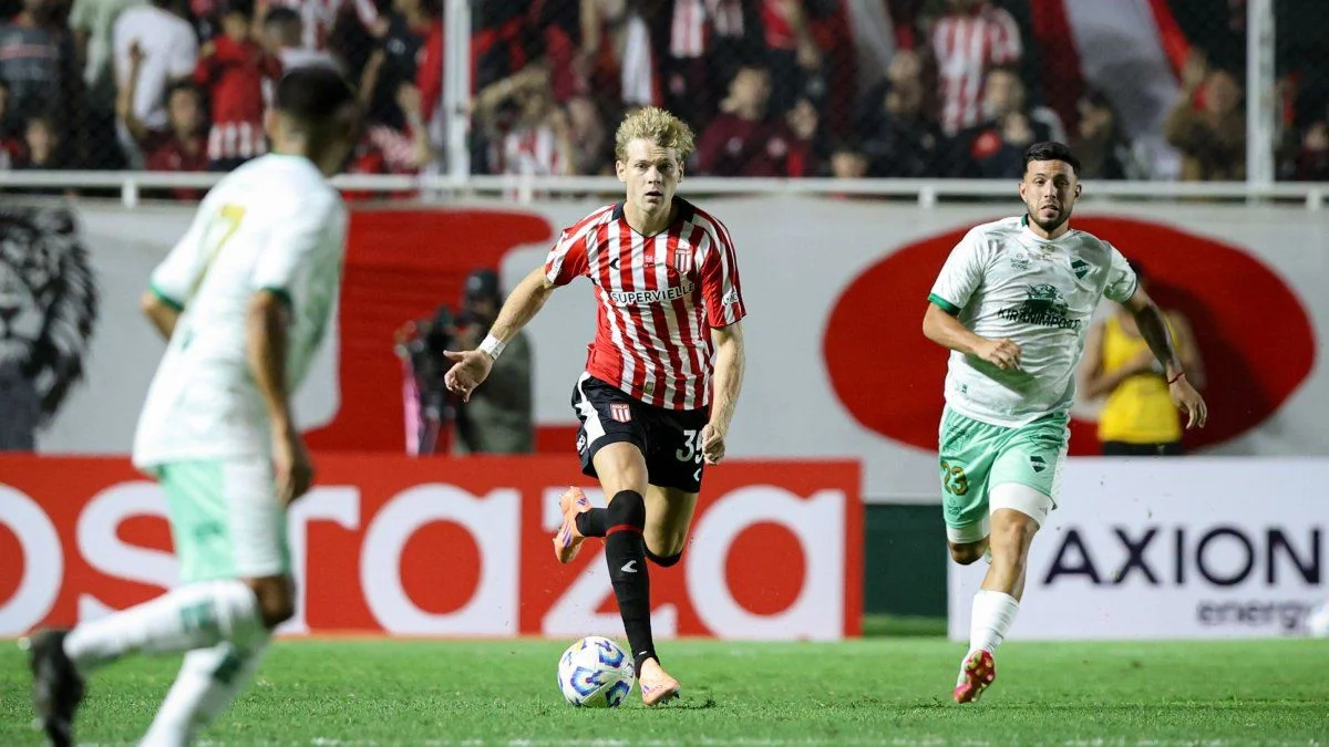 Por fin: Valente Pierani debutó en Primera con Estudiantes