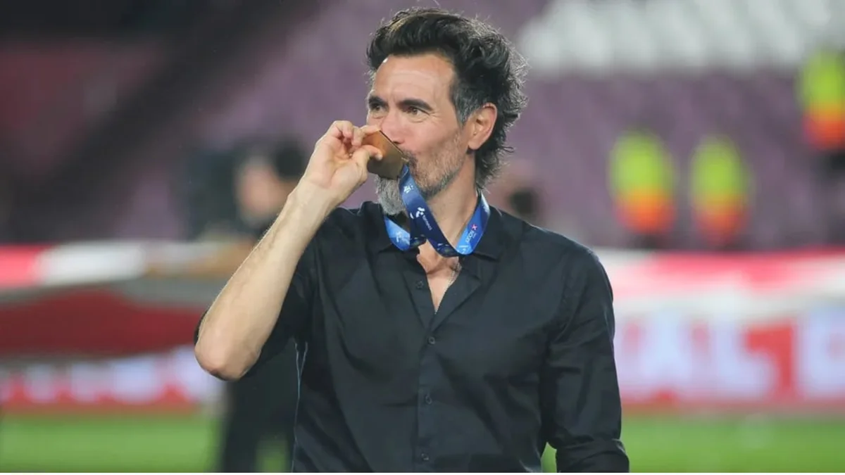 Eduardo Domínguez se reencontró con dos ídolos de Estudiantes: "Asado de campeones"