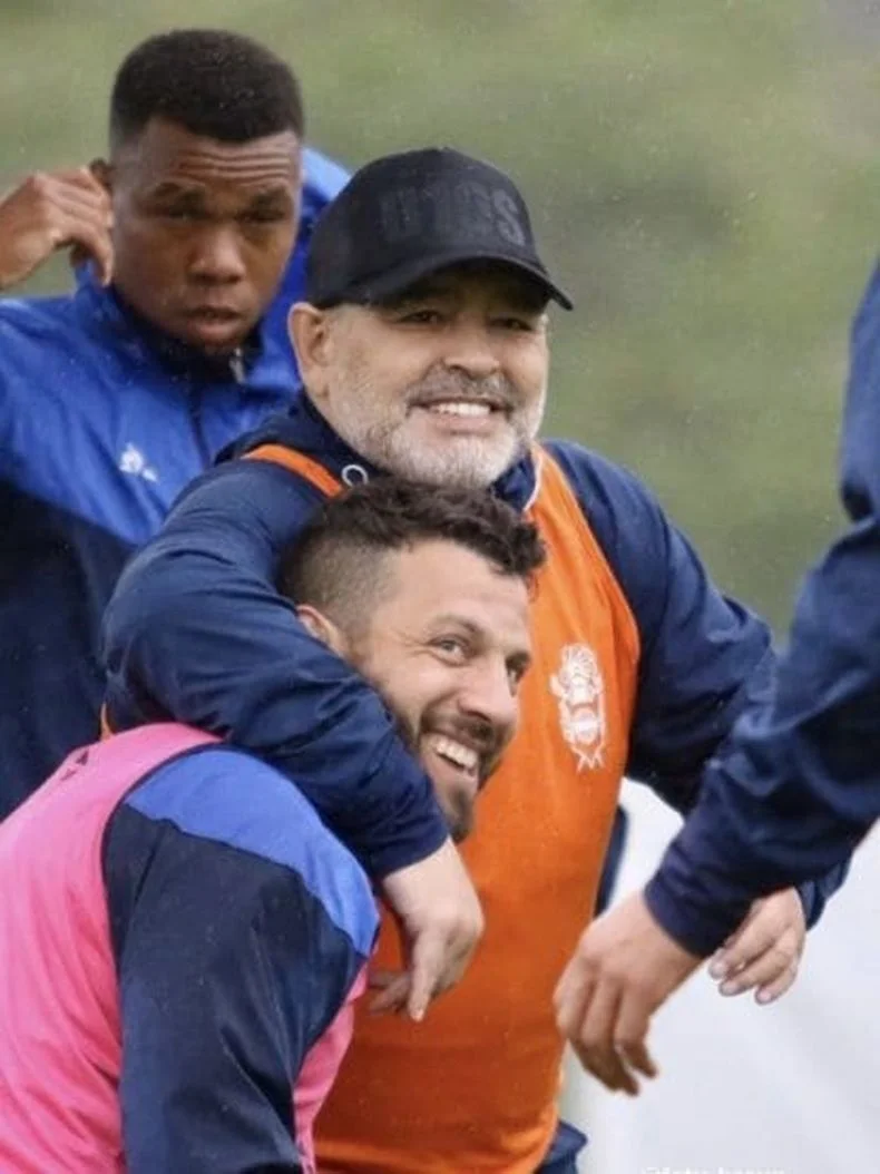 El ex arquero de Gimnasia y Esgrima La Plata record&oacute; su v&iacute;nculo con Diego Armando Maradona