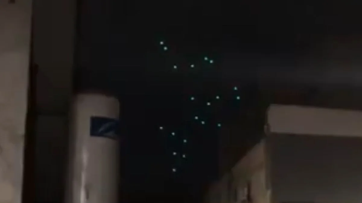 Un extraño show de luces en La Plata sorprendió a los vecinos