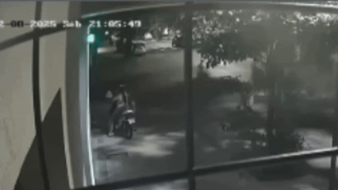 En segundos, le robaron la moto a una repartidora en La Plata