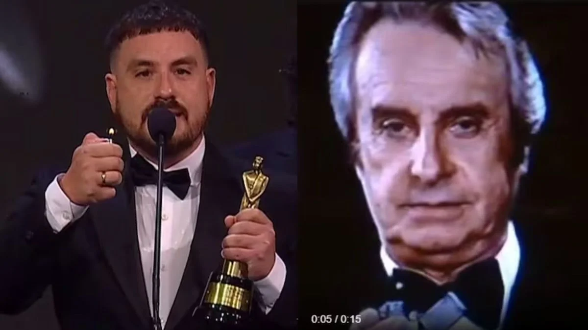 Fede Bal homenajeó a su padre en los Martín Fierro con una escena de Los Simuladores