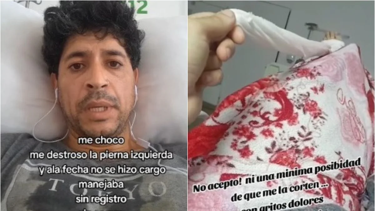 El calvario de un vecino de La Plata que puede perder una de sus piernas: "Por favor, ayúdenme"