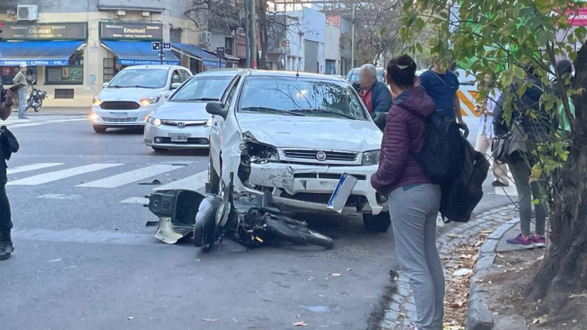 Fuerte choque en la zona de la Estación de La Plata