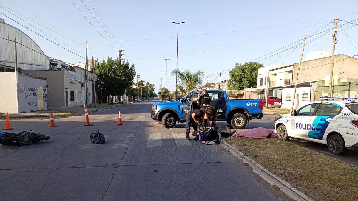 Murió un motociclista tras un impactante choque en Abasto