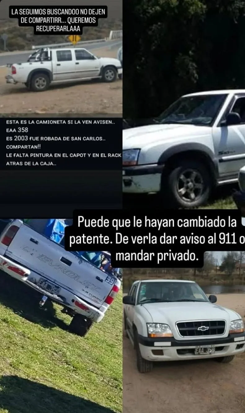 Piden colaboraci&oacute;n para encontrar una camioneta robada en Barrio San Carlos, La Plata
