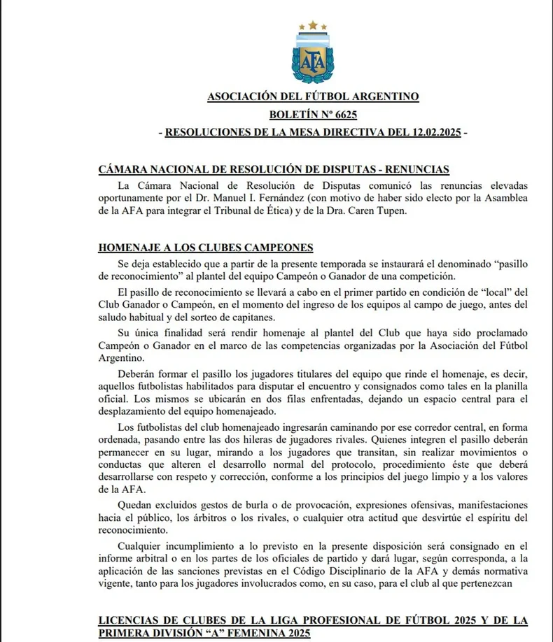 El Bolet&iacute;n que la AFA habr&iacute;a editado para sancionar a Estudiantes