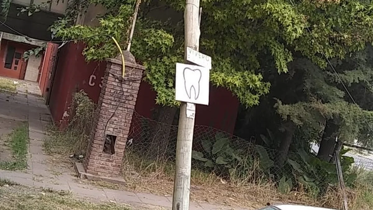 En Villa Elvira reclaman por postes "a punto de caerse"