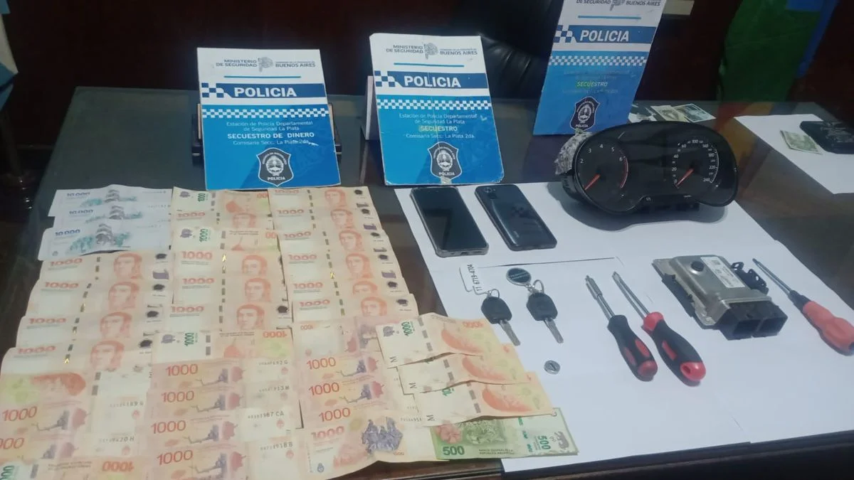 Cayó en La Plata una banda dedicada el robo de autos