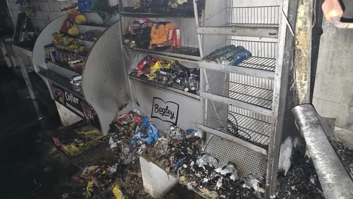 Se incendió el buffet del Albert Thomas y piden ayuda para reconstruirlo