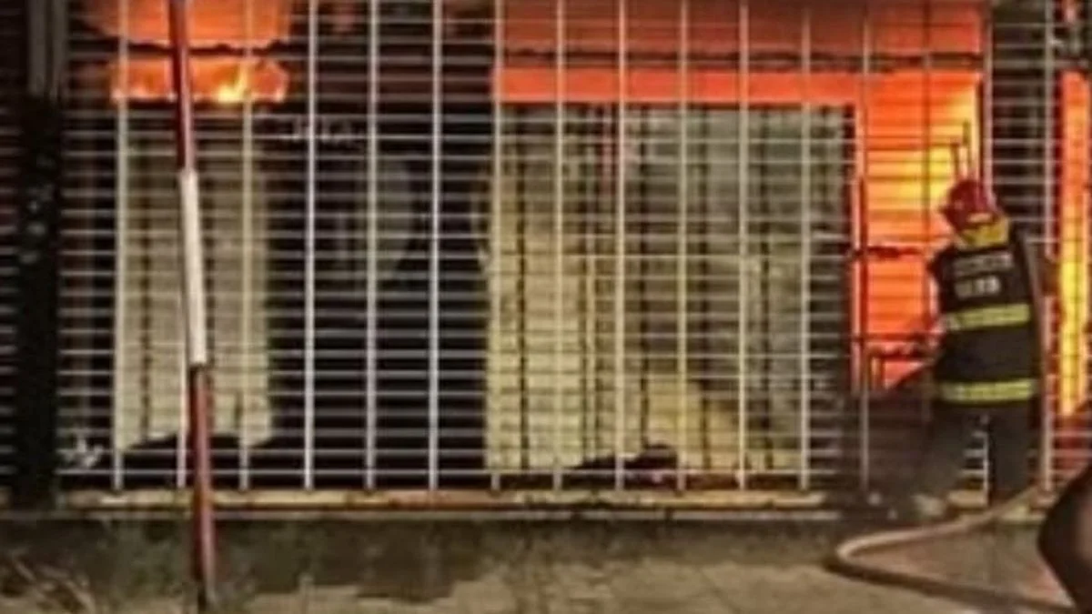 Feroz incendio en un comercio de San Carlos