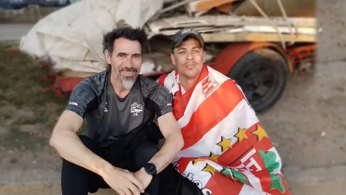 Eduardo Domínguez, otra vez en la peregrinación a Lujan