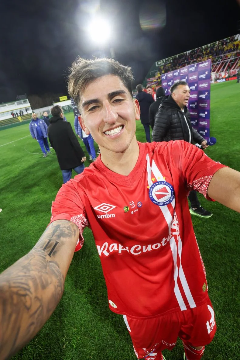 La felicidad de Alan Lescano tras la clasificaci&oacute;n de su equipo en Copa Argentina