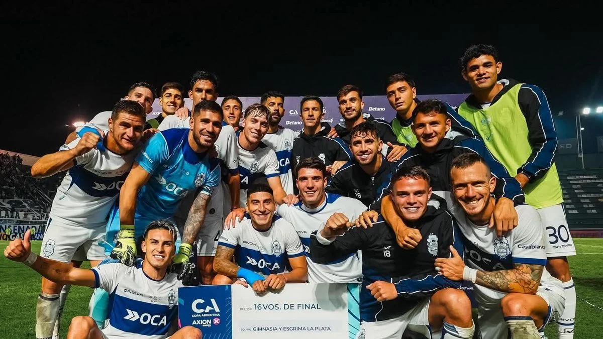 Gimnasia ganó, gustó y goleó en su estreno por Copa Argentina