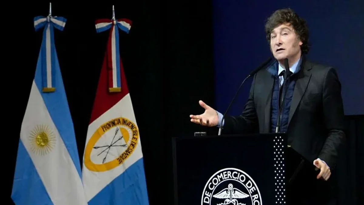 Desde Rosario, Javier Milei habló de la volatilidad de las tasas de interés