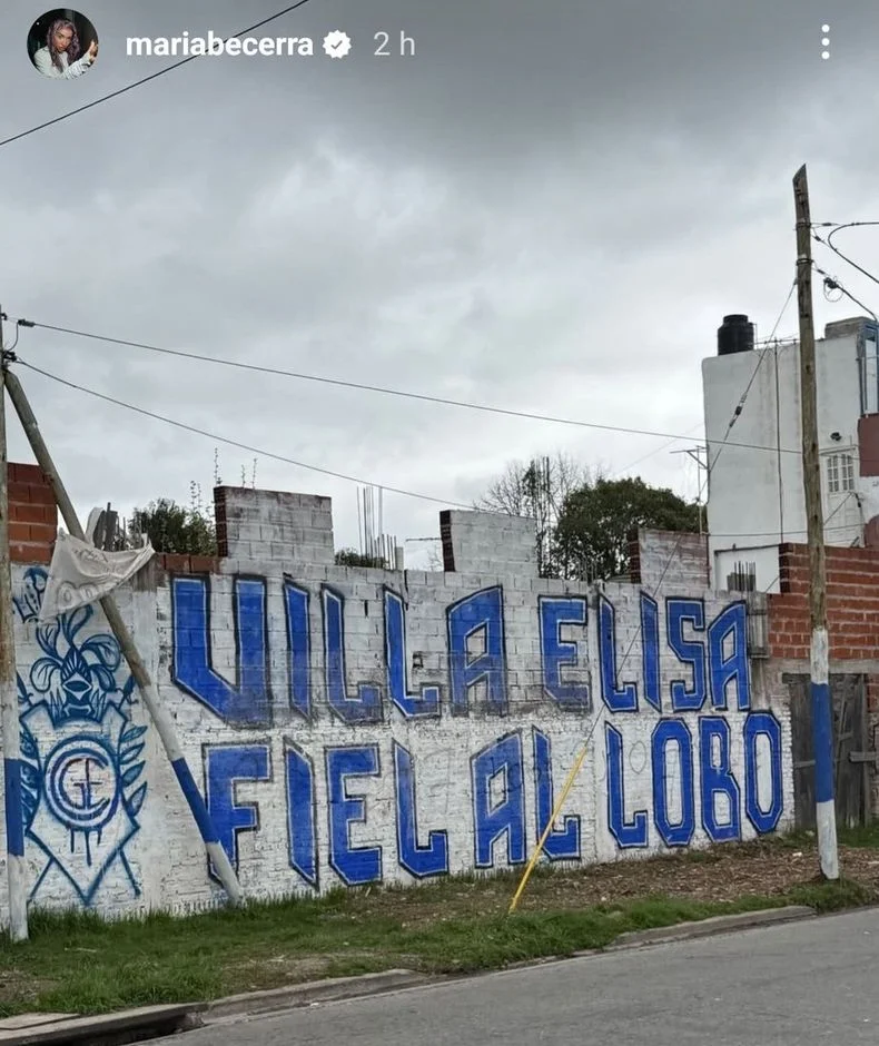 Mar&iacute;a Becerra volvi&oacute; a expresar su amor por Gimnasia