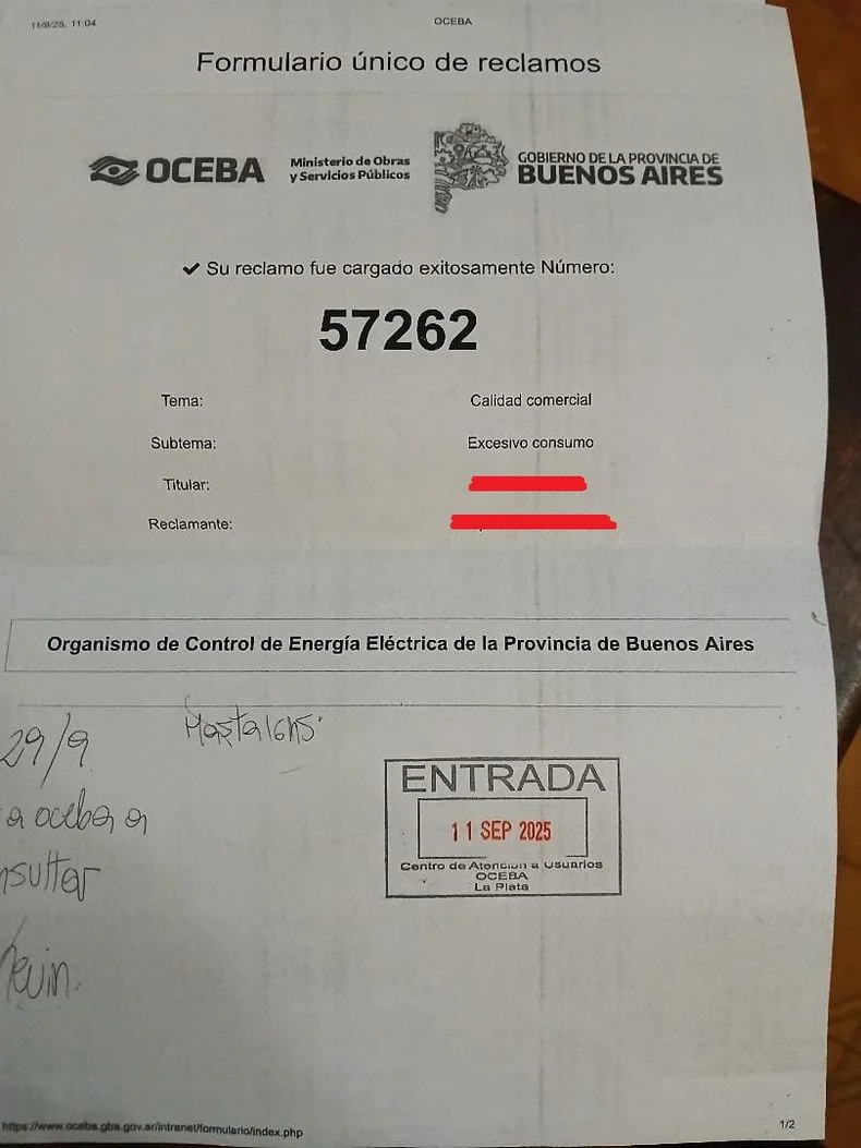 Usuarios acuden a OCEBA