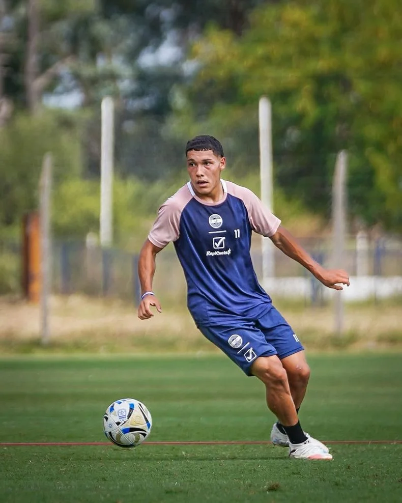 Jeremías Merlo, uno de los futbolistas que podría volver en Gimnasia