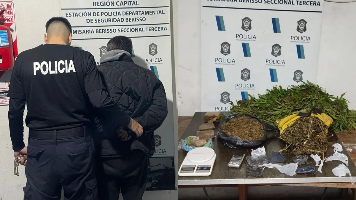 Berisso: allanaron una casa por el robo de una bici y hallaron autopartes y droga